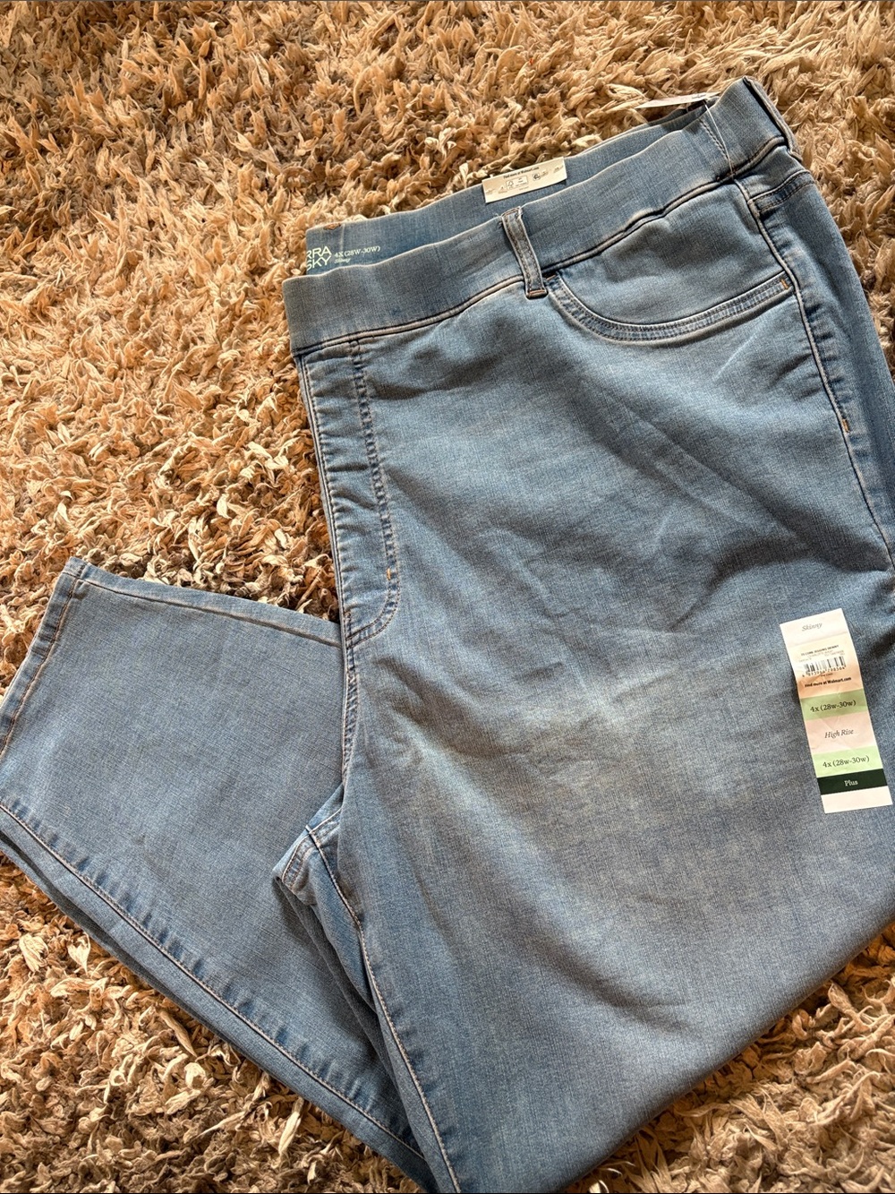 New Terra and sky high-rise tummy control skinny jeggings jeans women’s plus 4X